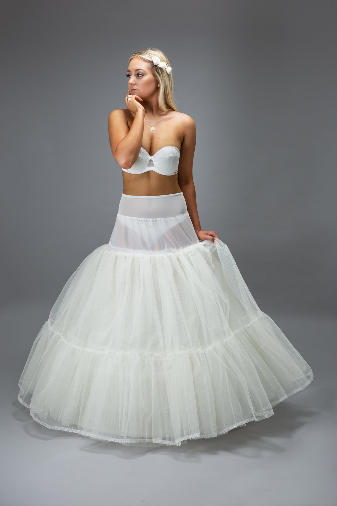 Full tulle 2 Hoop Underskirt