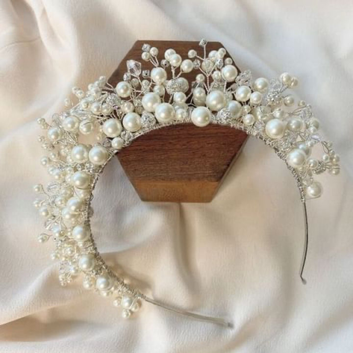 Multi Size Pearl Tiara