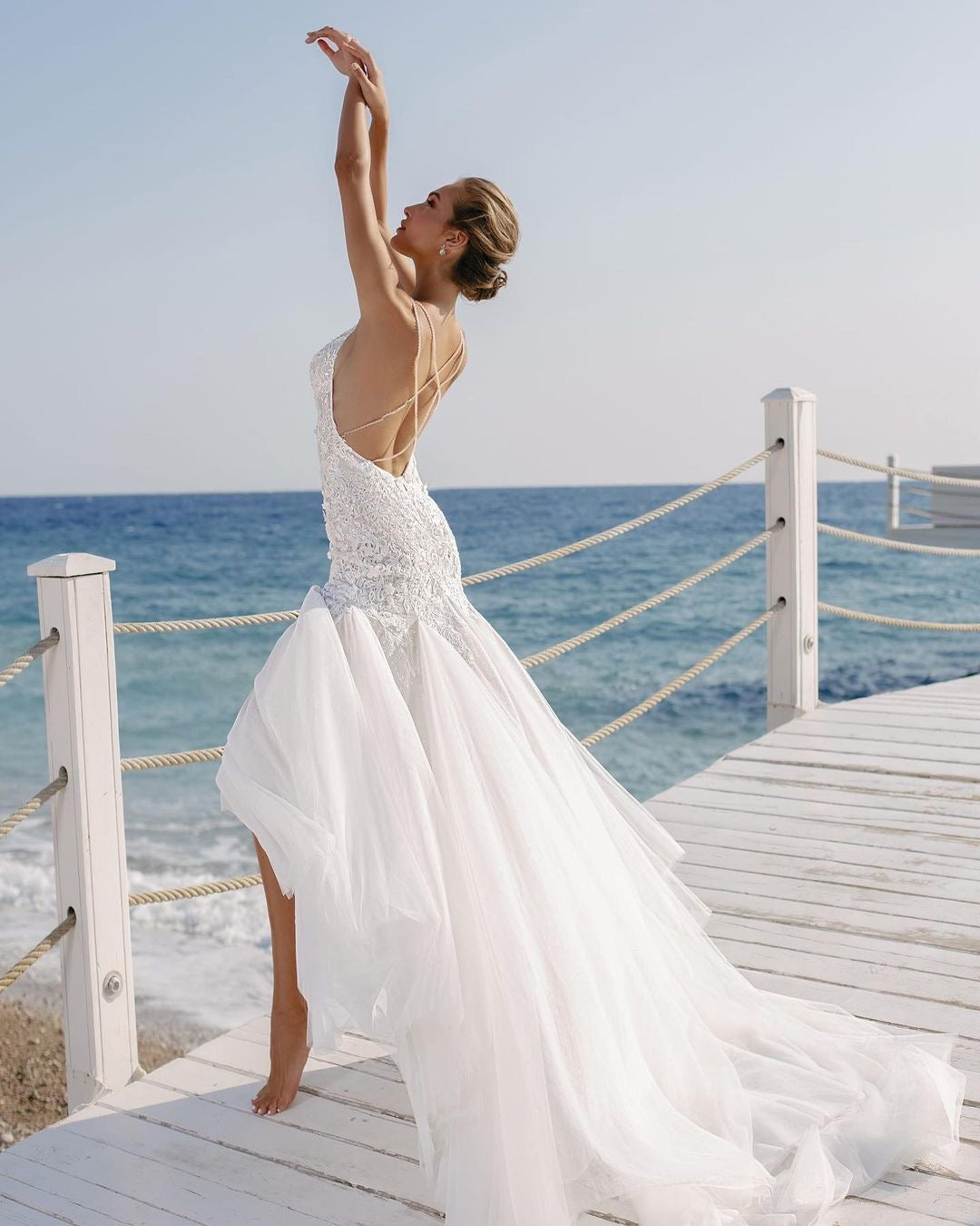 backless wedding dresses uk Martini