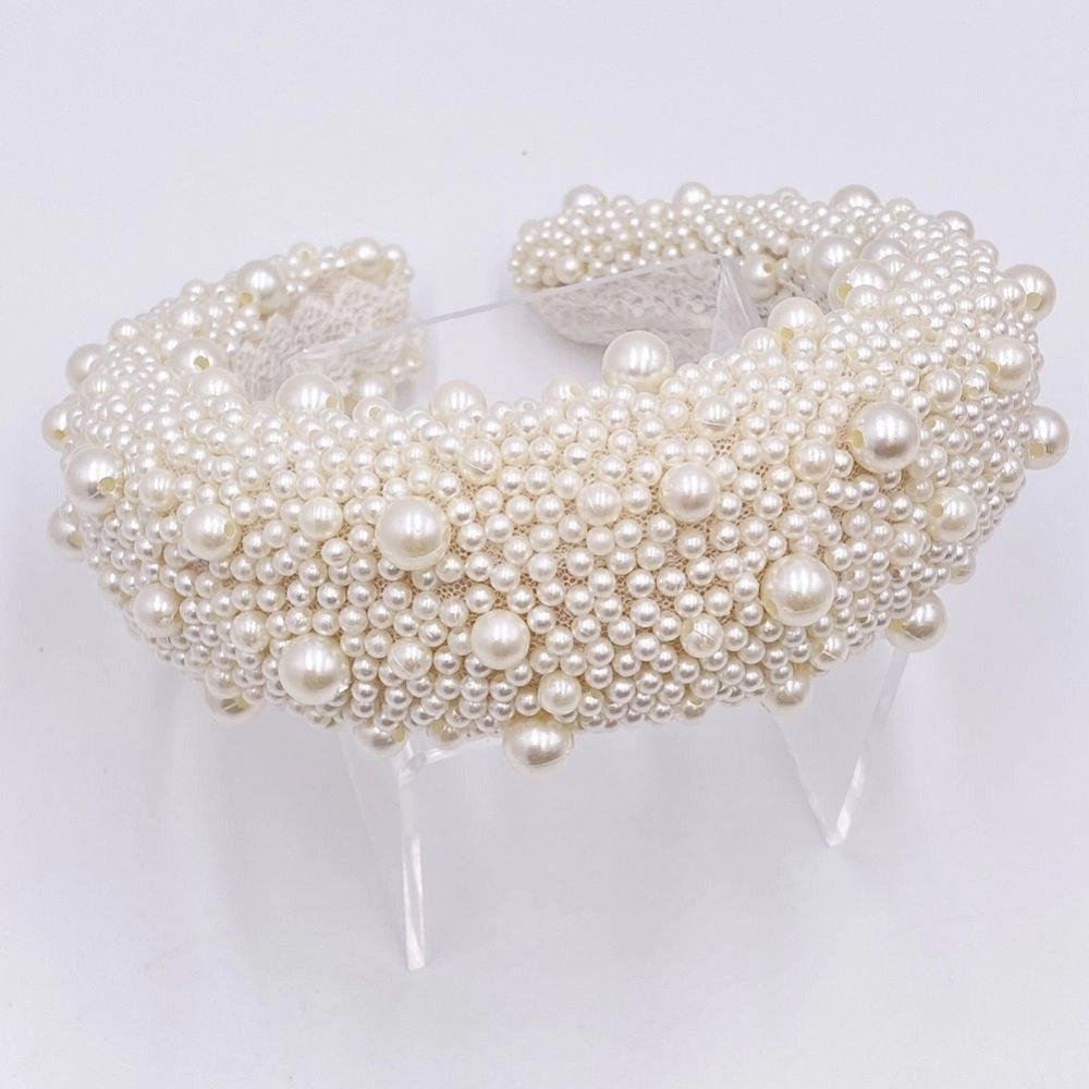 Pearl Cluster Headband